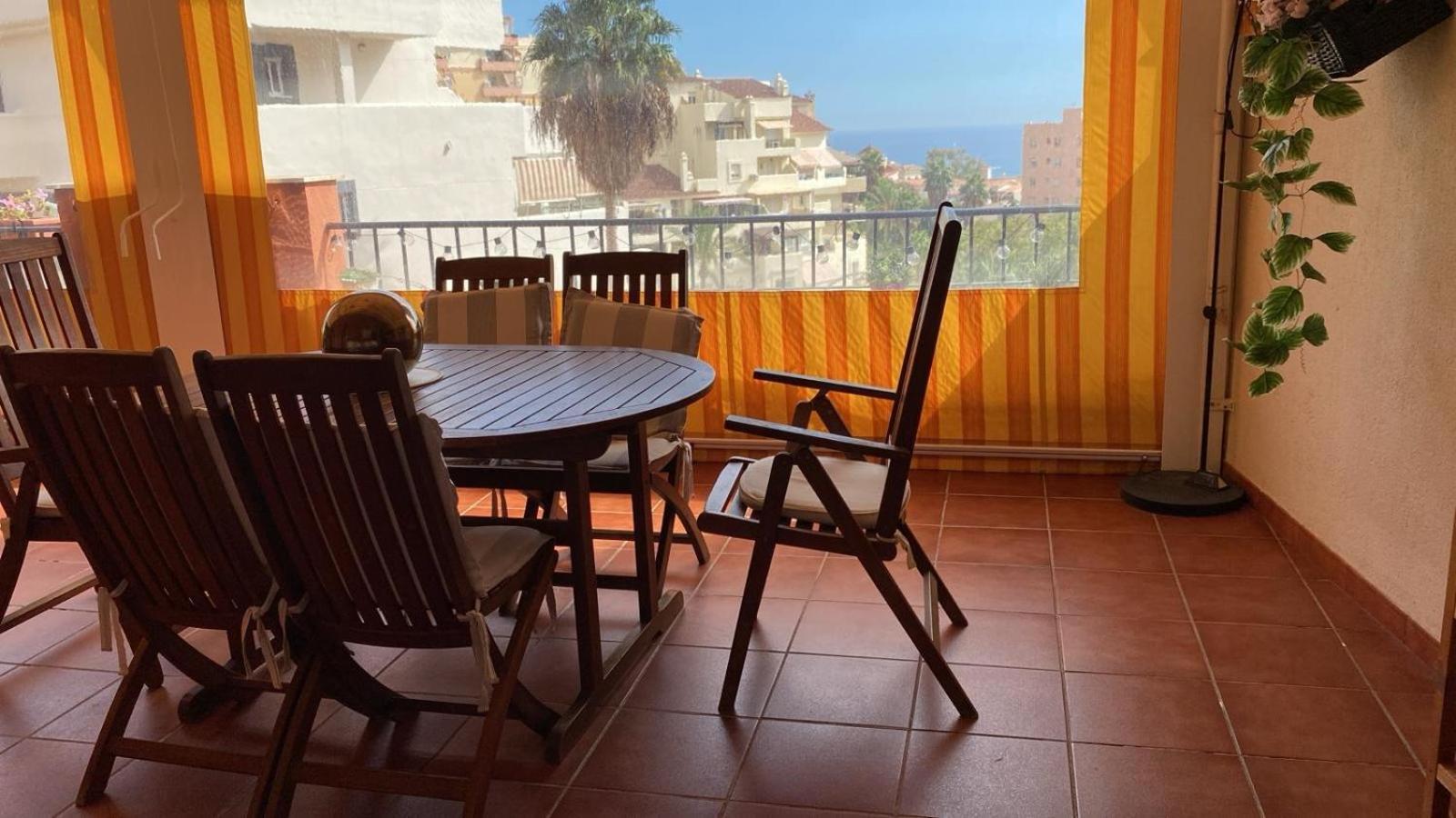 Benalmadena Costa Malaga Apartamento Muy Acogedor Con Vistas Al Mar Terraza Gigante Para Verano E Invierno Parking Eksteriør billede